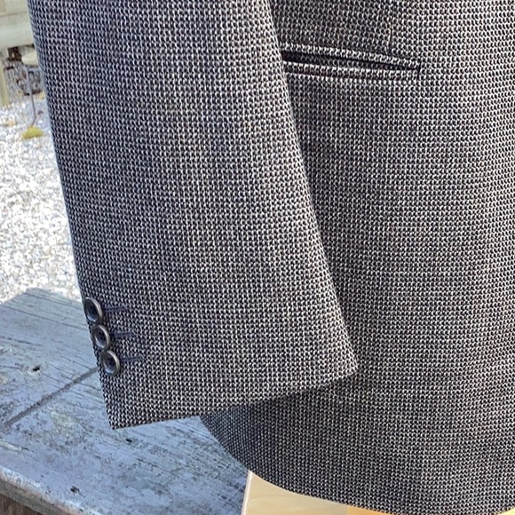 Vintage Canali “Proposta” Wool Brown Jacket - Made In Italy IT sz. 50R US sz.40R - Picture 3 of 8